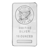 10 oz Sunshine Mint Eagle Silver Bar