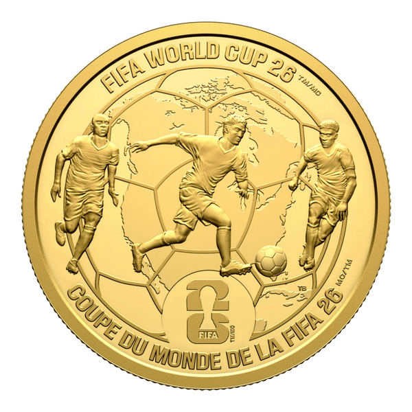 1 oz. 2026 Royal Canadian Mint FIFA Gold Collectible Coin