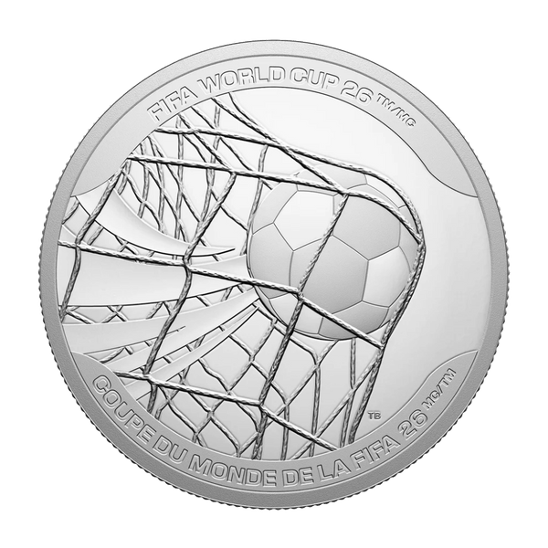 1 oz. 2026 Royal Canadian Mint FIFA Winning Goal Silver Collectible Coin