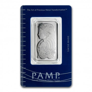 1 oz Platinum PAMP Fortuna Bar