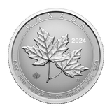 2 oz. 2024 Royal Canadian Mint Twin Maples Silver Bullion