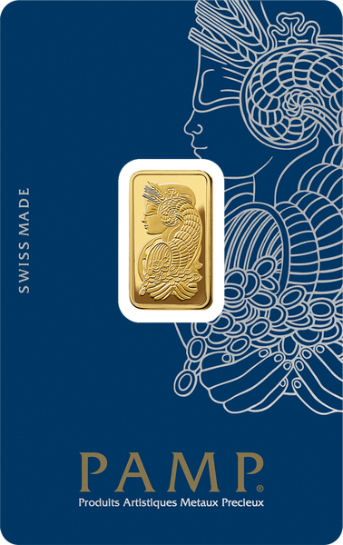 5g Gold Minted Bar - Lady Fortuna™